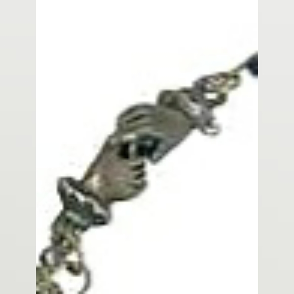 Mermaid Mary DeMarco Cat's Eye, Crystal & Rhinestone Chevron Ocean Necklace - Picture 14 of 15